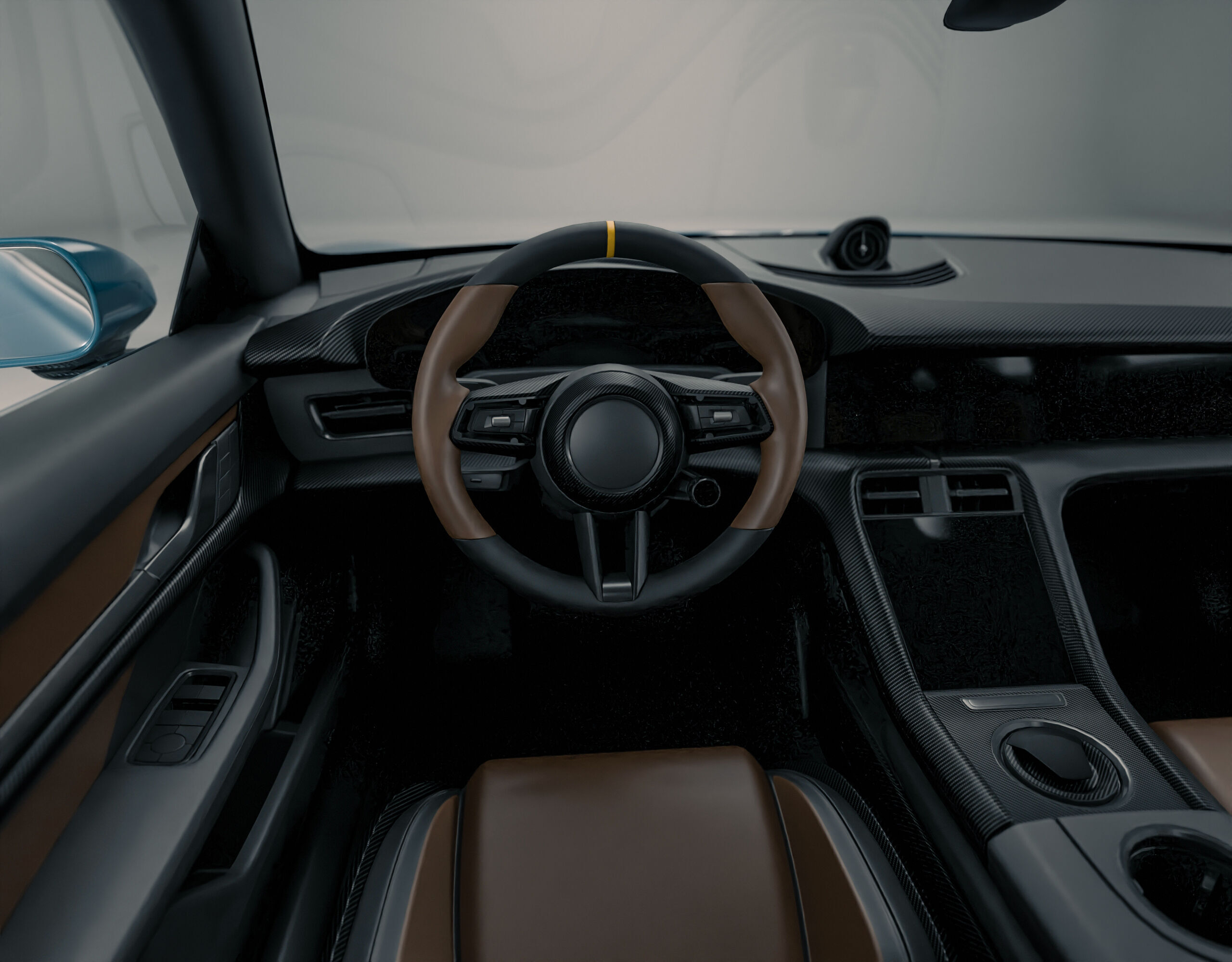 Porsche Taycan Turbo Modified 3D model_11