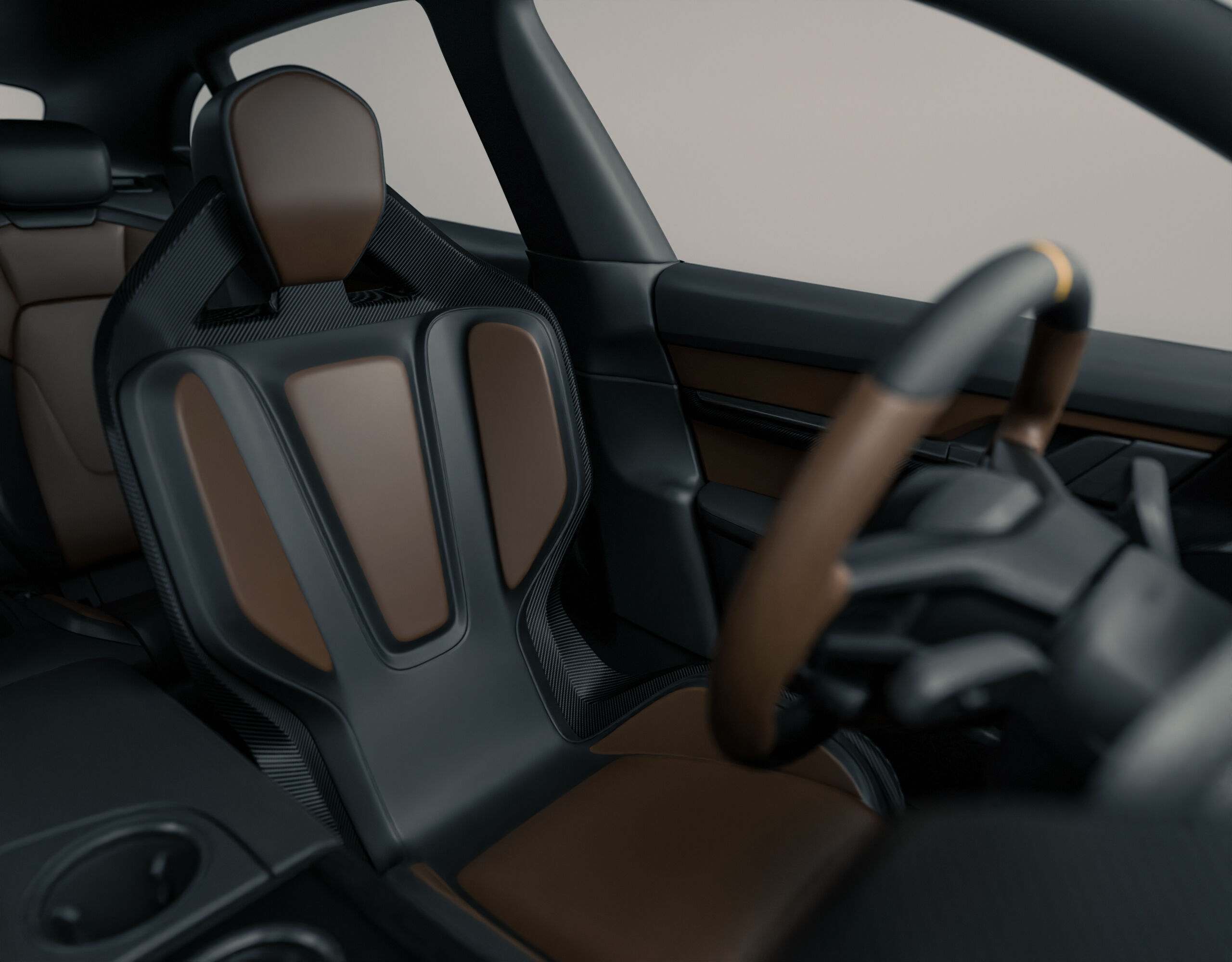 Porsche Taycan Turbo Modified 3D model_10