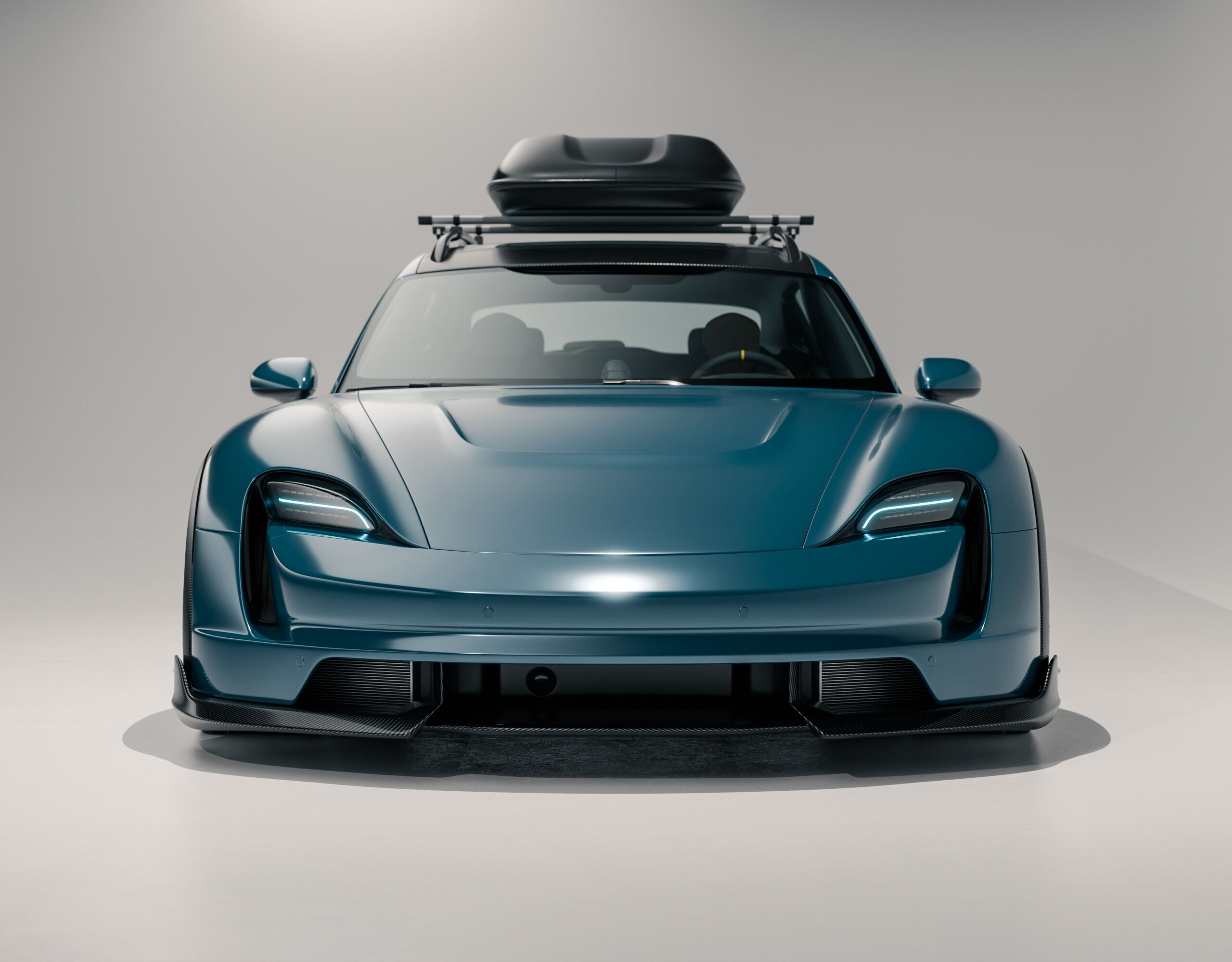 Porsche Taycan Turbo Modified 3D model_3