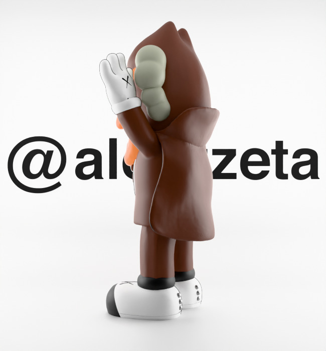 Kaws Monster Cereals Series Textured Low-poly 3D model_41