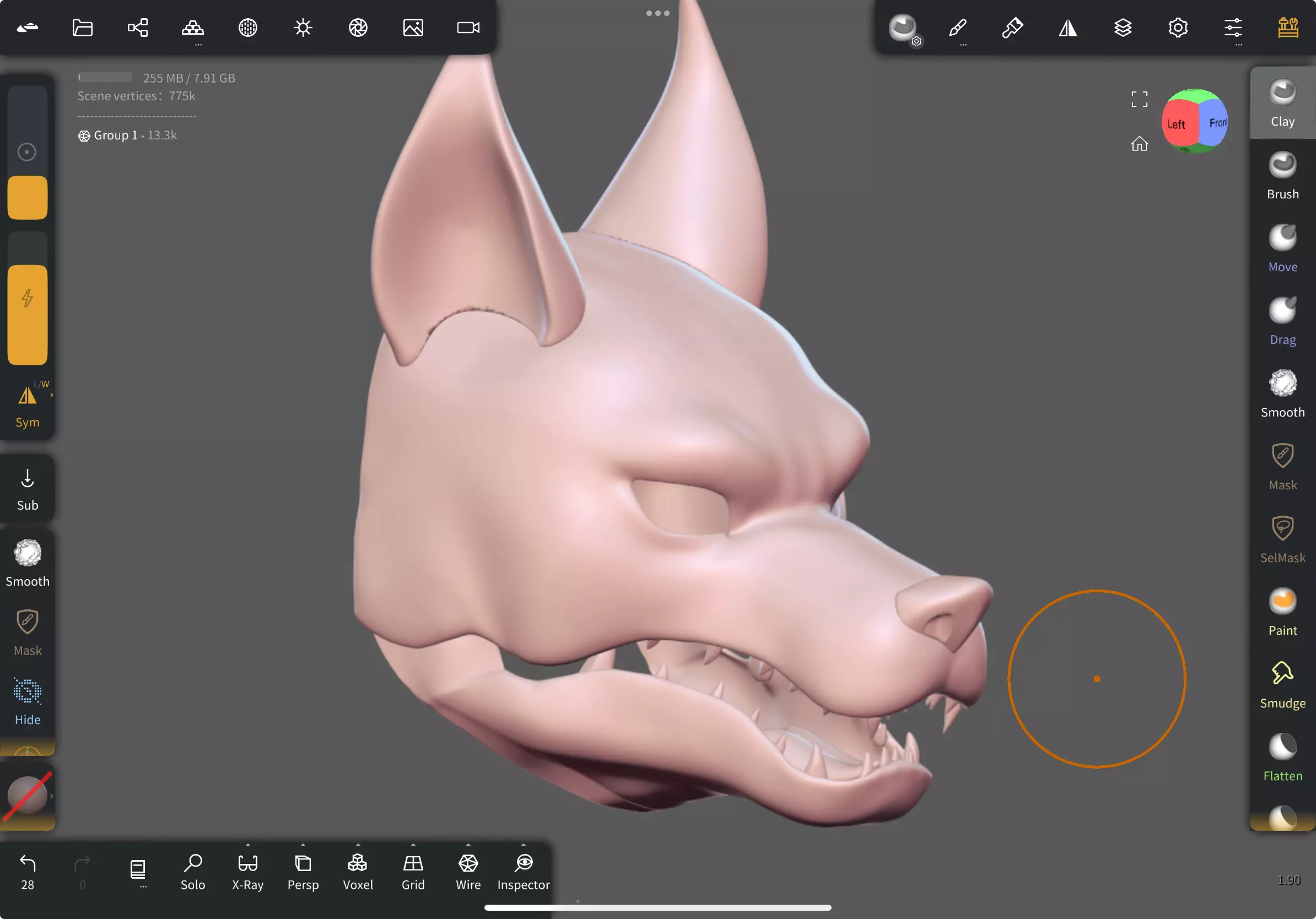  real furry mask for 3D printing  3D print model_0