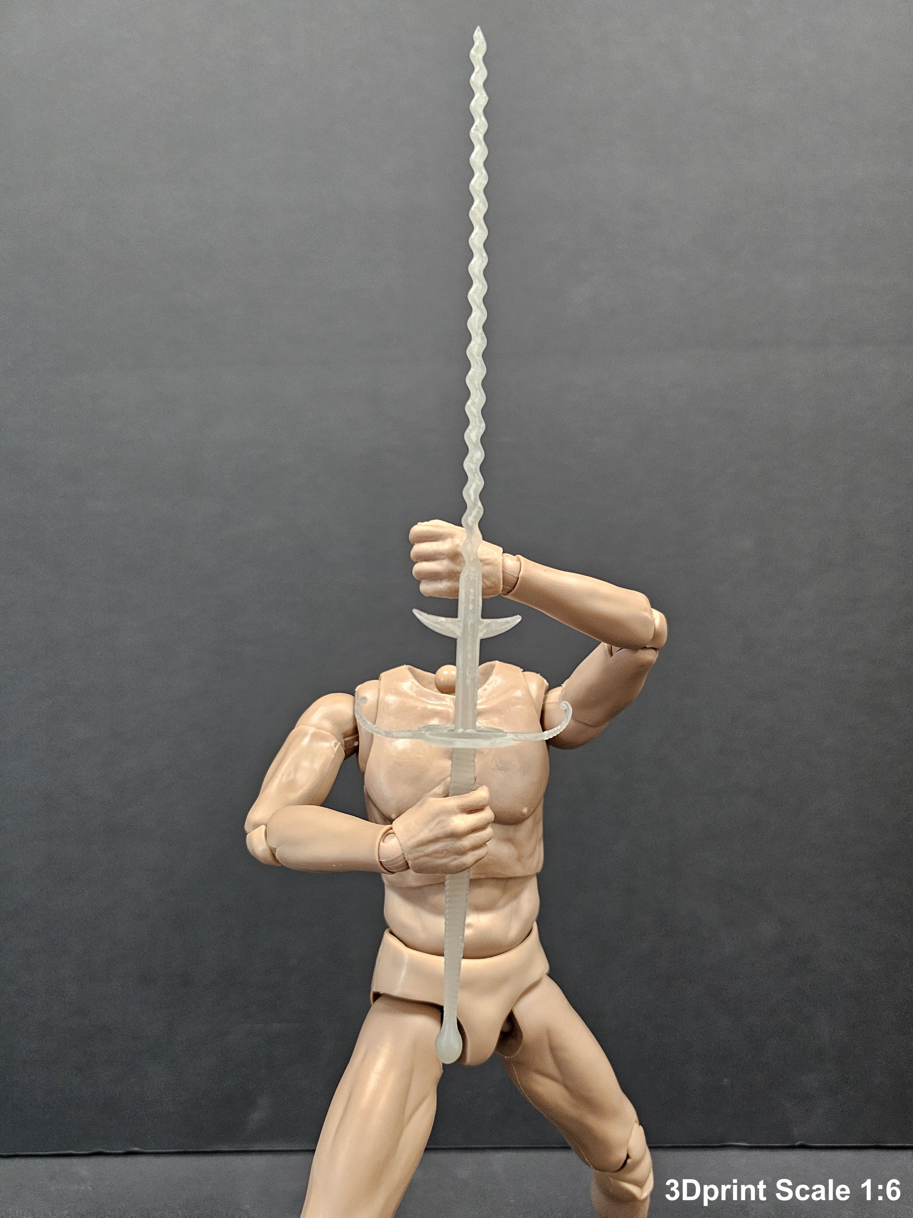 Weapons Encyclopedia 016 Flamberge 3D print model_11