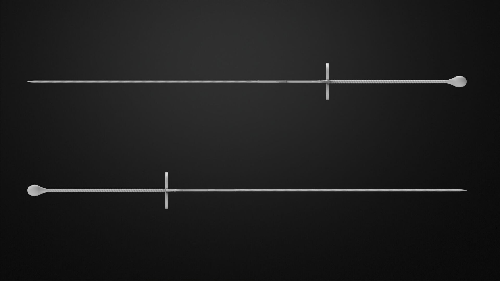 Weapons Encyclopedia 016 Flamberge 3D print model_4