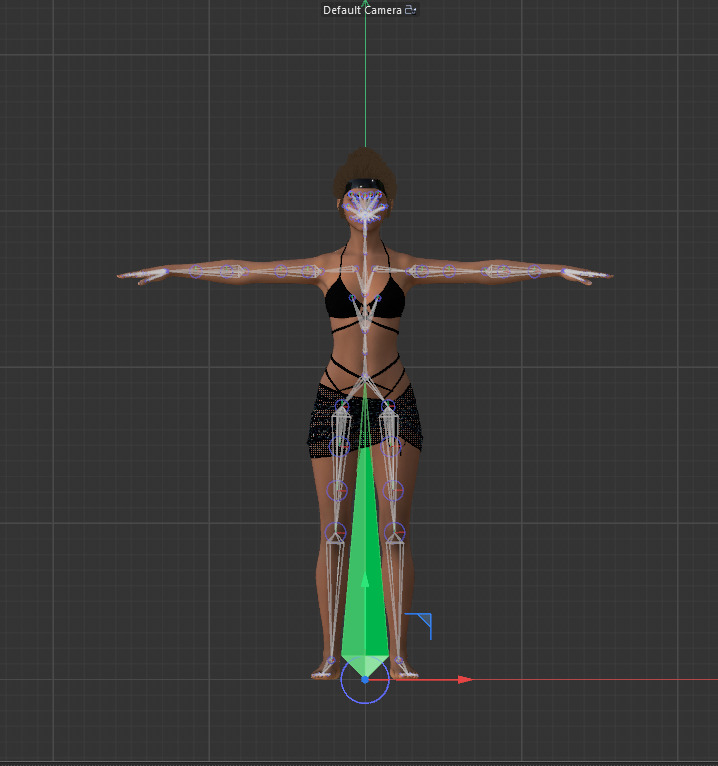 Photorealistic Young Woman 3D model_9