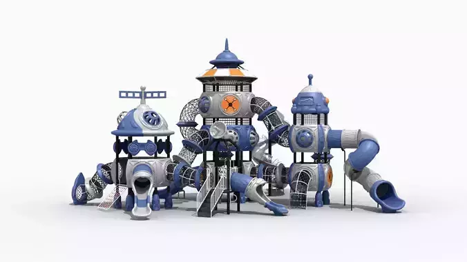 Space themed amusement equipment