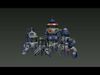 Space themed amusement equipment 3D model_1
