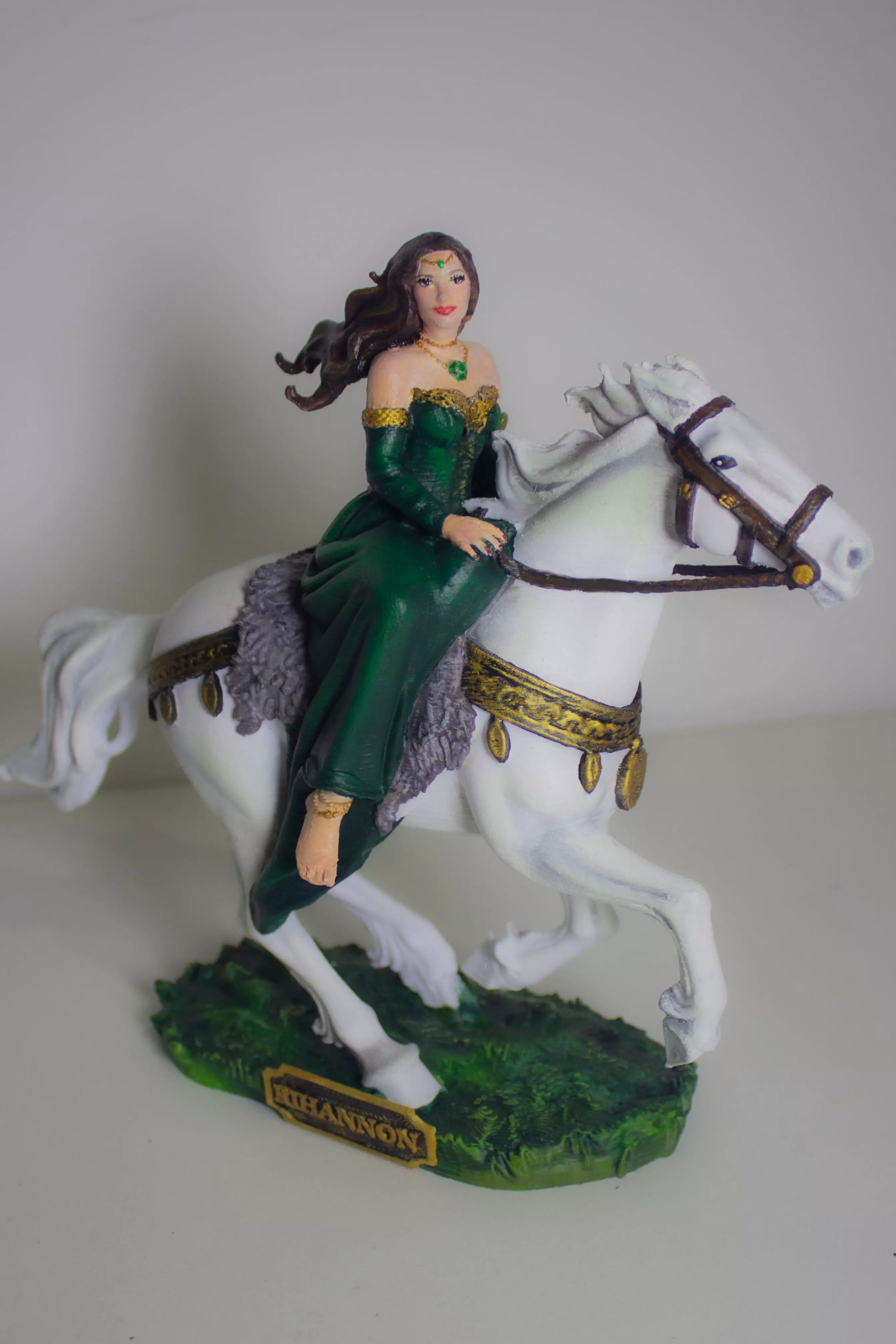 Rihannon Celtic Goddess sculpture figure 3d print model 3D print model_1