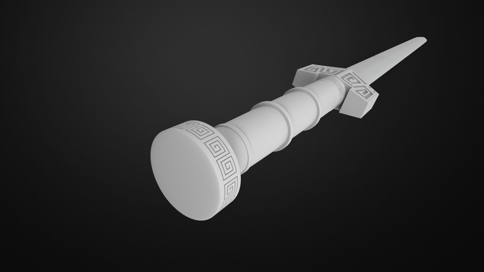 Weapons Encyclopedia 040 Jian 3D print model_6
