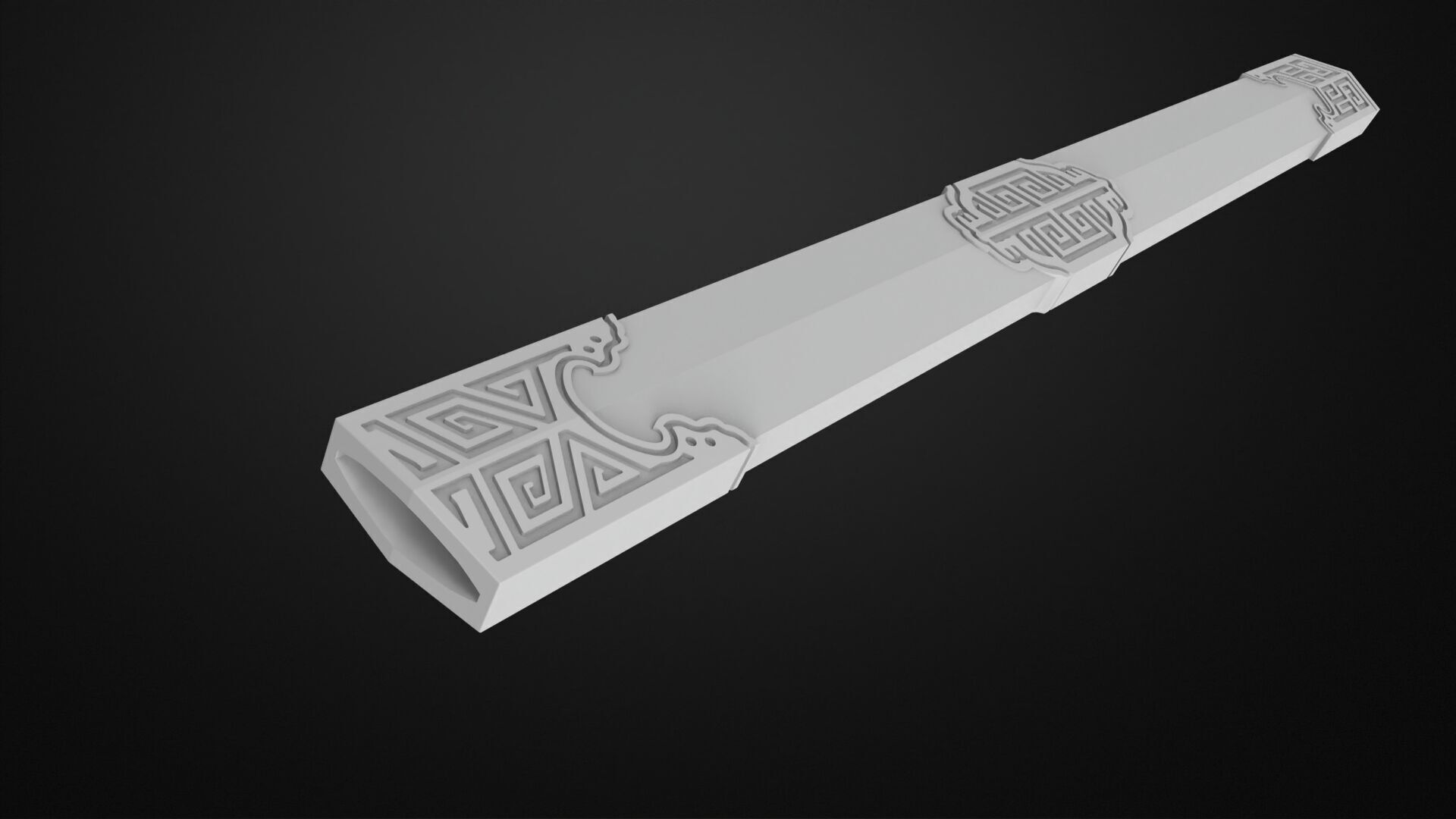 Weapons Encyclopedia 040 Jian 3D print model_9
