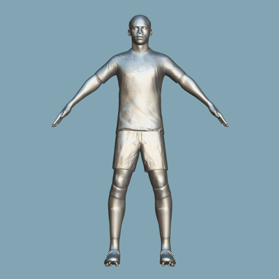 T-Pose Rigged Leroy Sane Bayern Munich 24-25 3D model_4