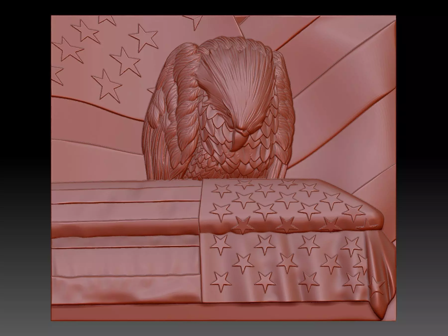 Eagle 3D print model_0