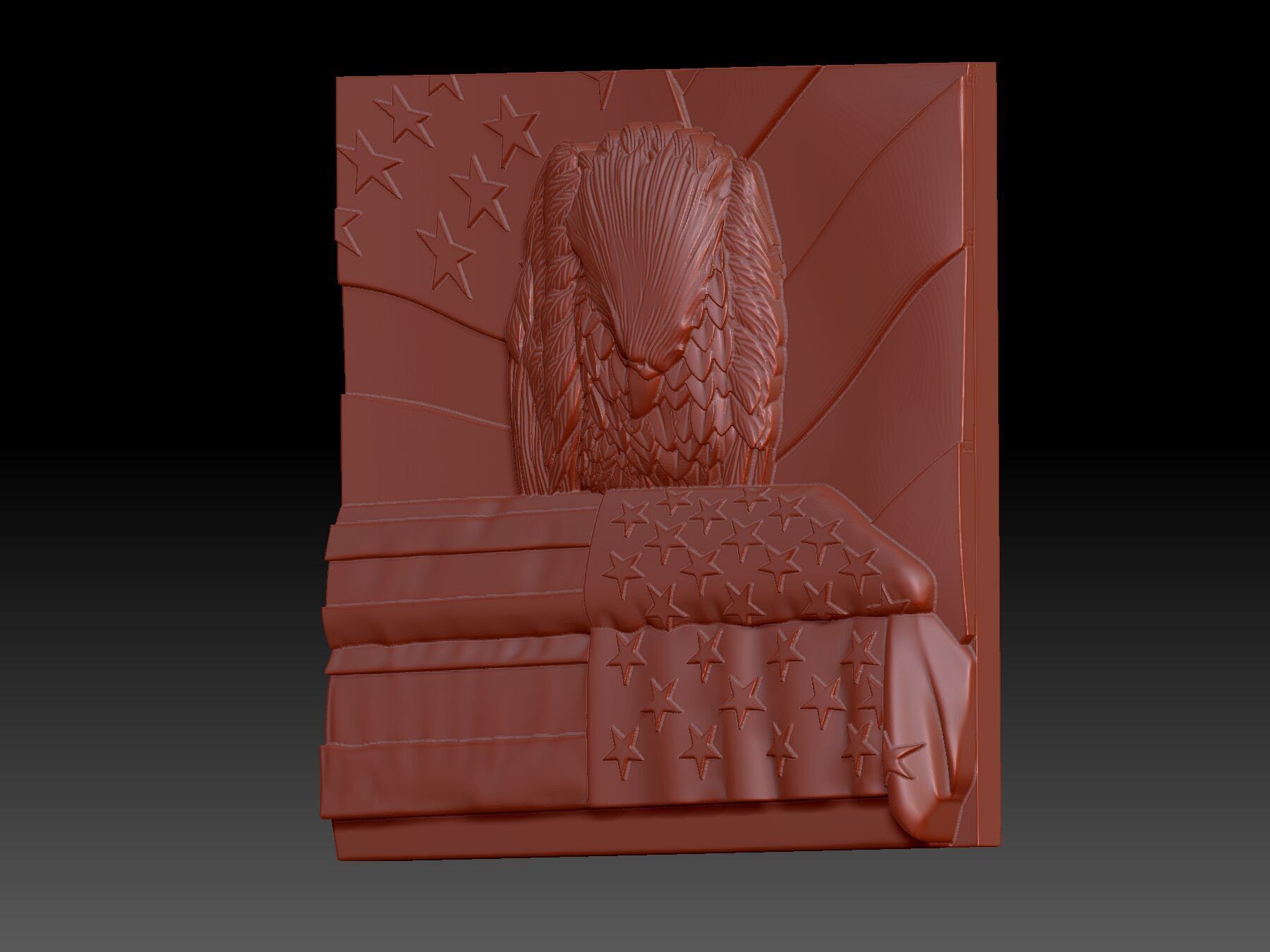 Eagle 3D print model_4