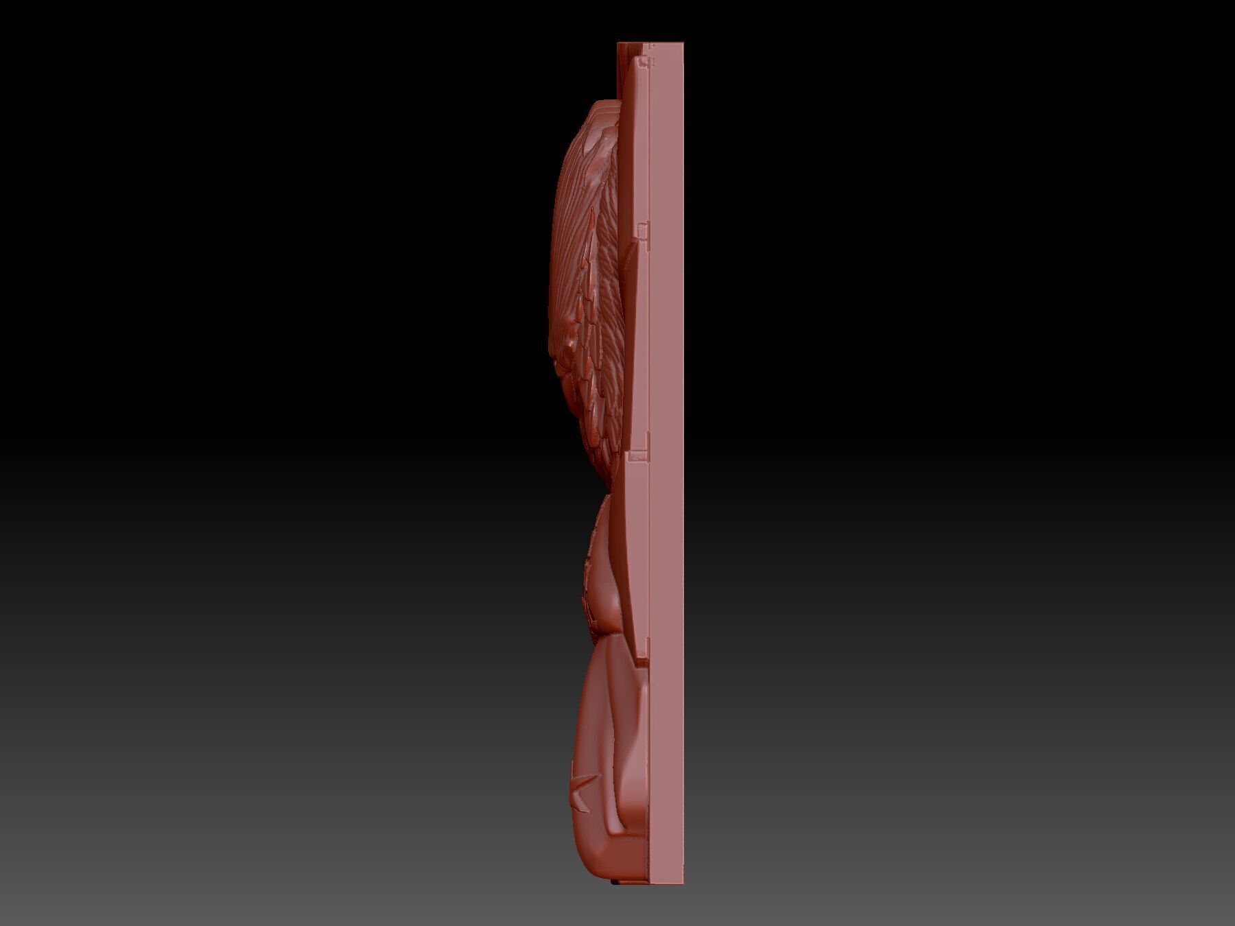 Eagle 3D print model_1