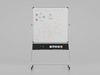 Dual-Sided Metal Writing Board-Square Customizable Writing Board Low-poly 3D model_1