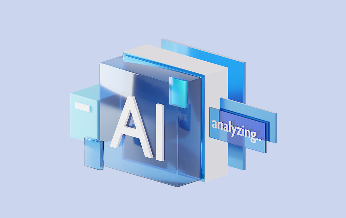 Internet and Computer 3D Icon Set Low-poly 3D model_1