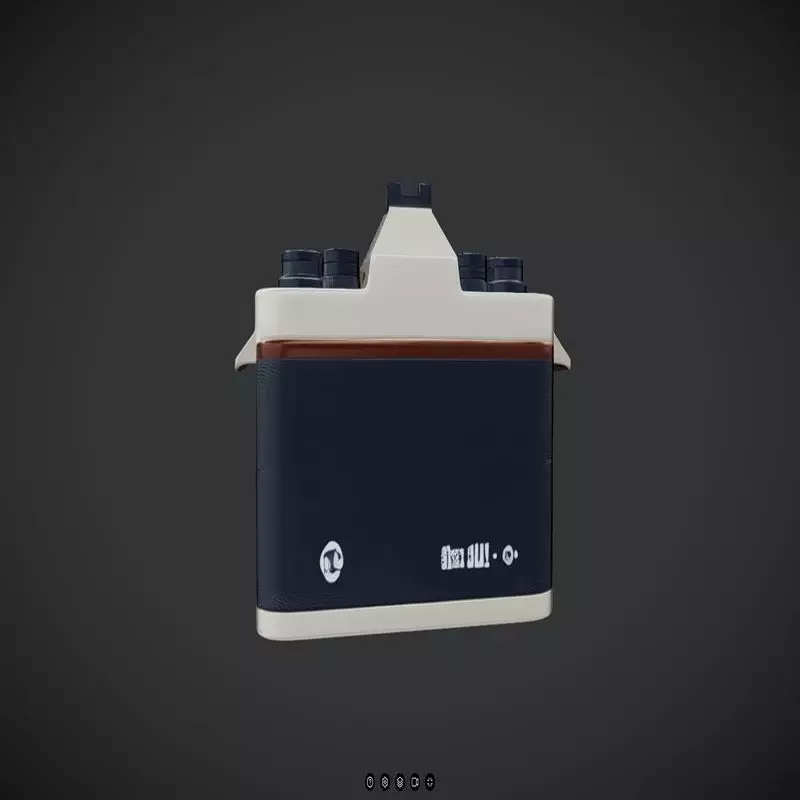 vintage film camera 3D model