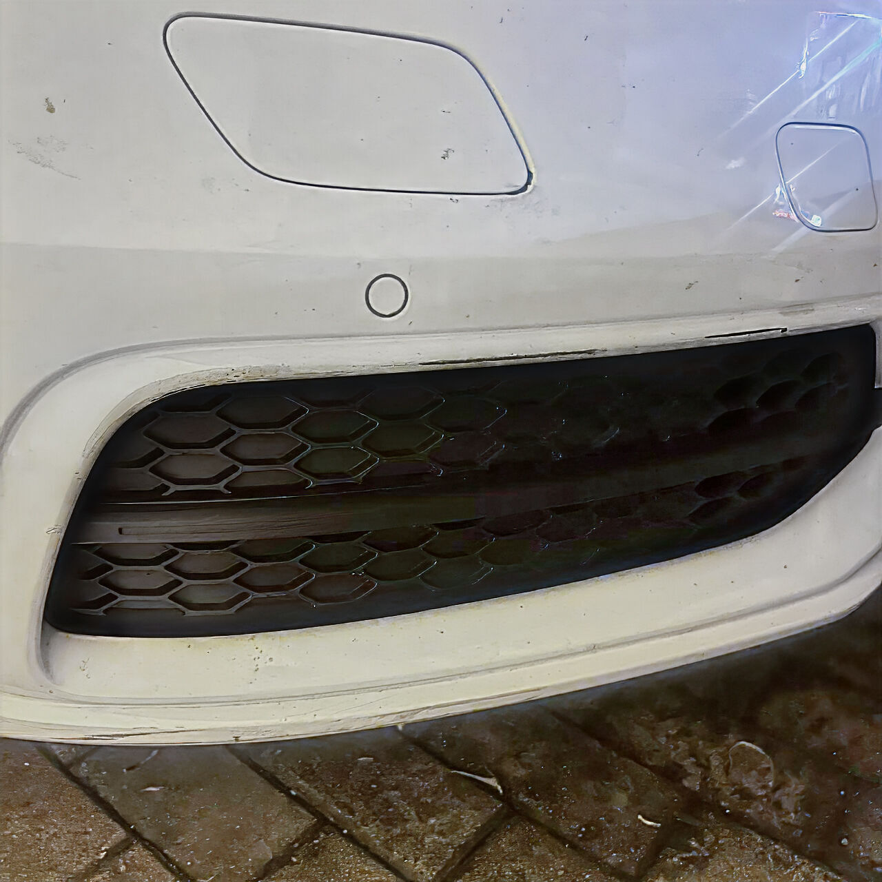 Audi A6 C7 S-Line 2012 Honeycomb Front Bumper Grill Insert 3D print model_1