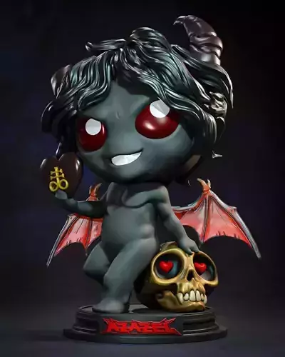 Azazel The Binding of Isaac 3D Printable Figure STL