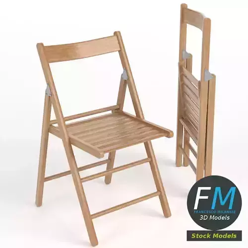 Wooden folding chairs