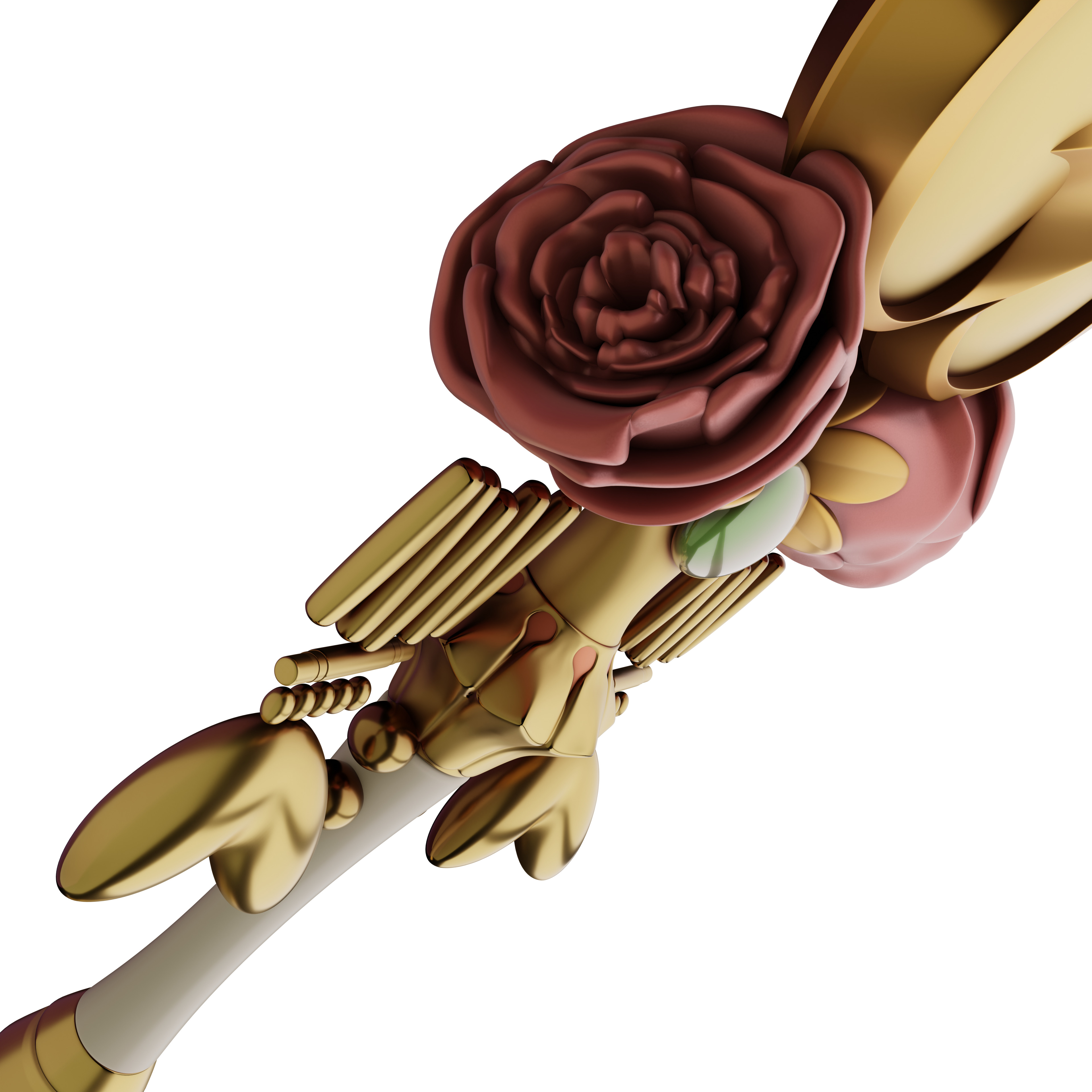 Aphrodite accessories spear shield hades 2 cosplay 3D print model_9