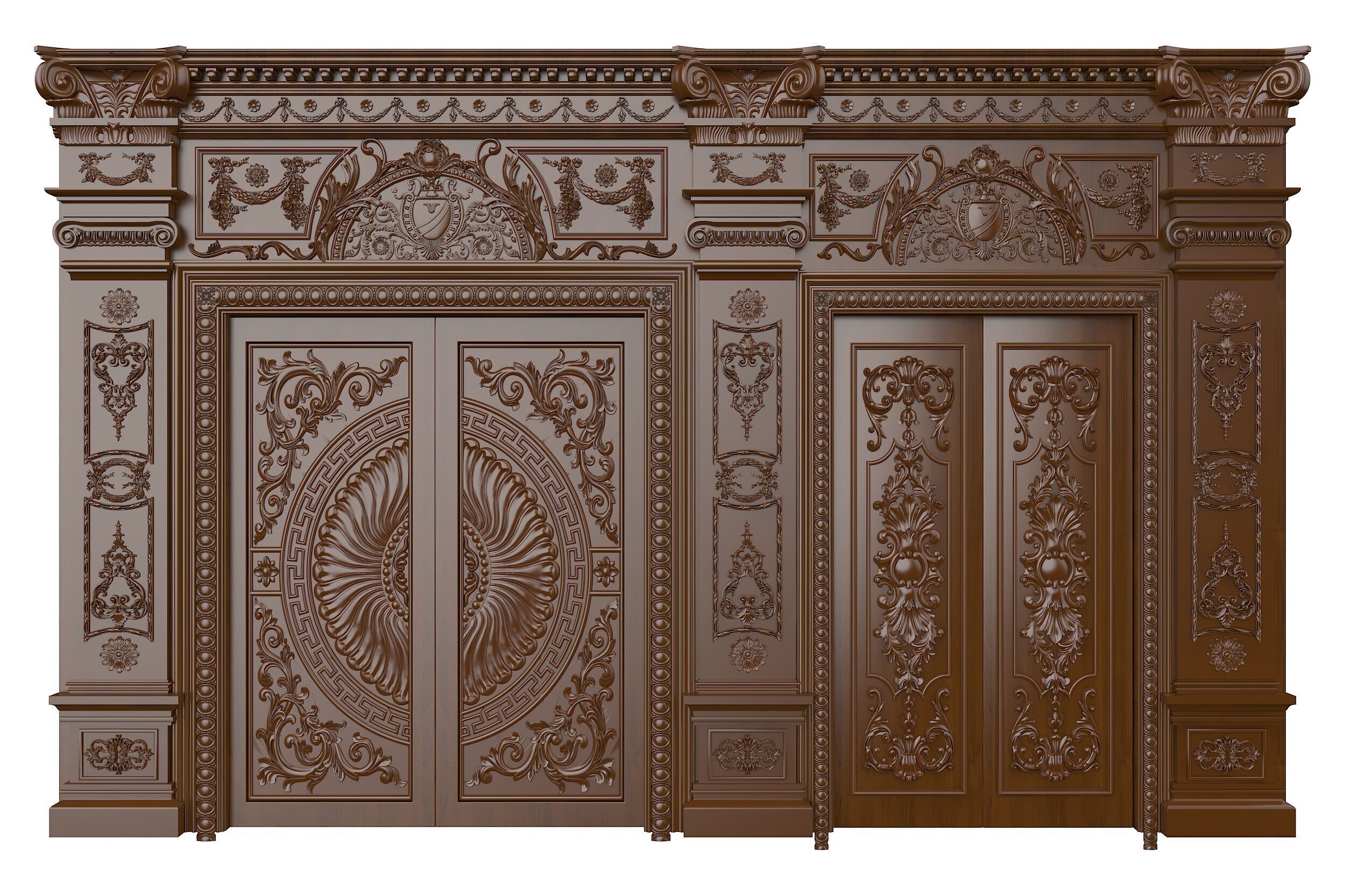 Royal Door 5 3D model_1