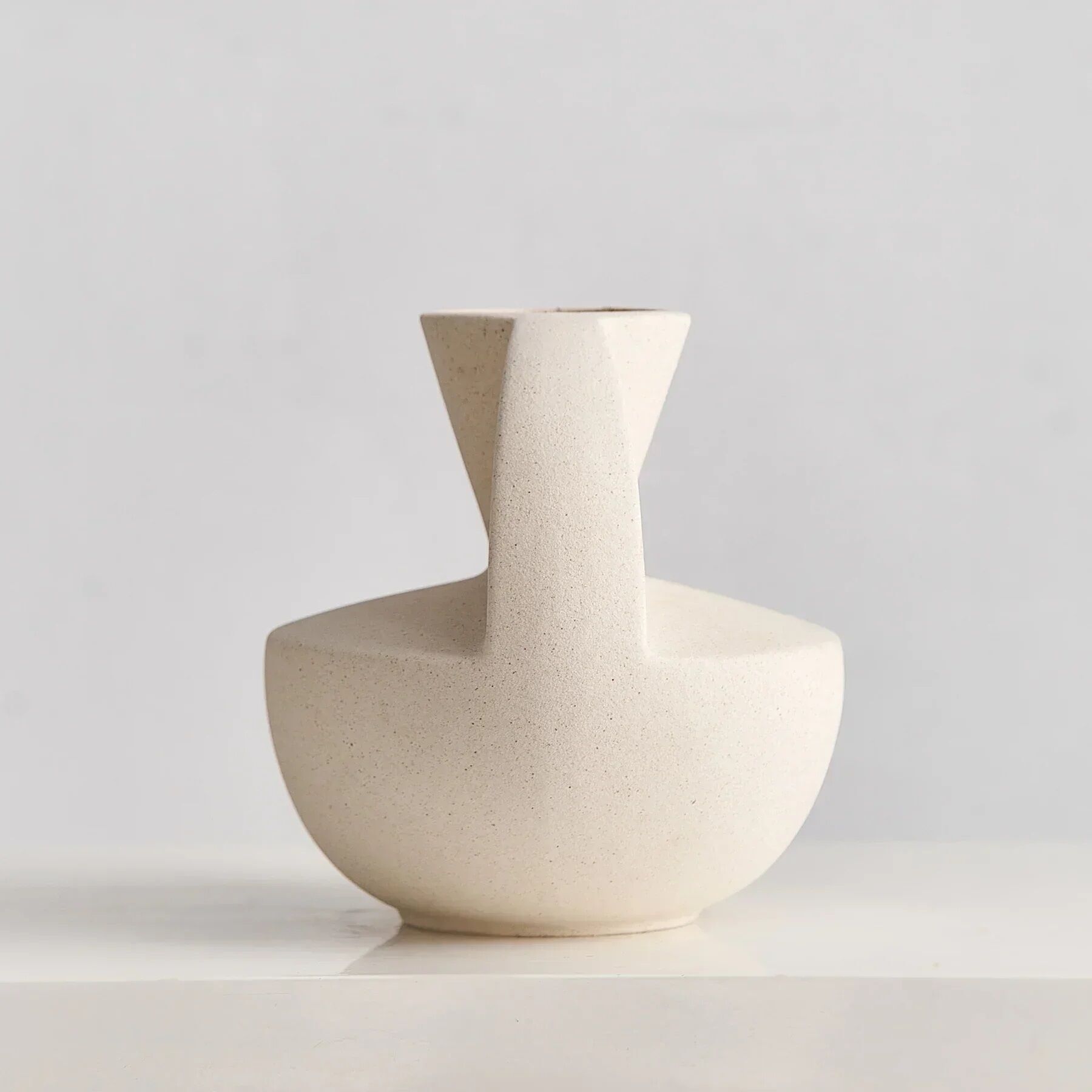 Modern conic Flower Vase 3D print model_2