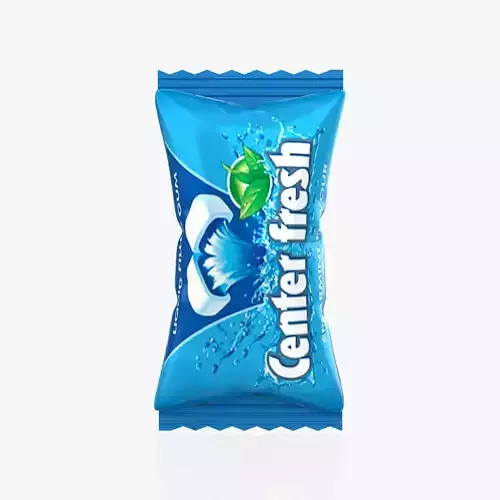 Center Fresh candy wrapper