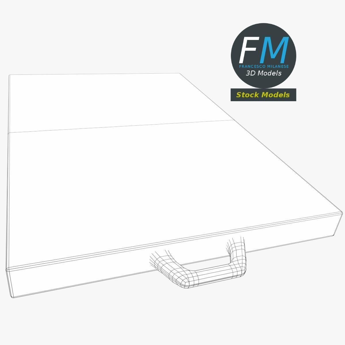 Wooden cutting board 3D model_7