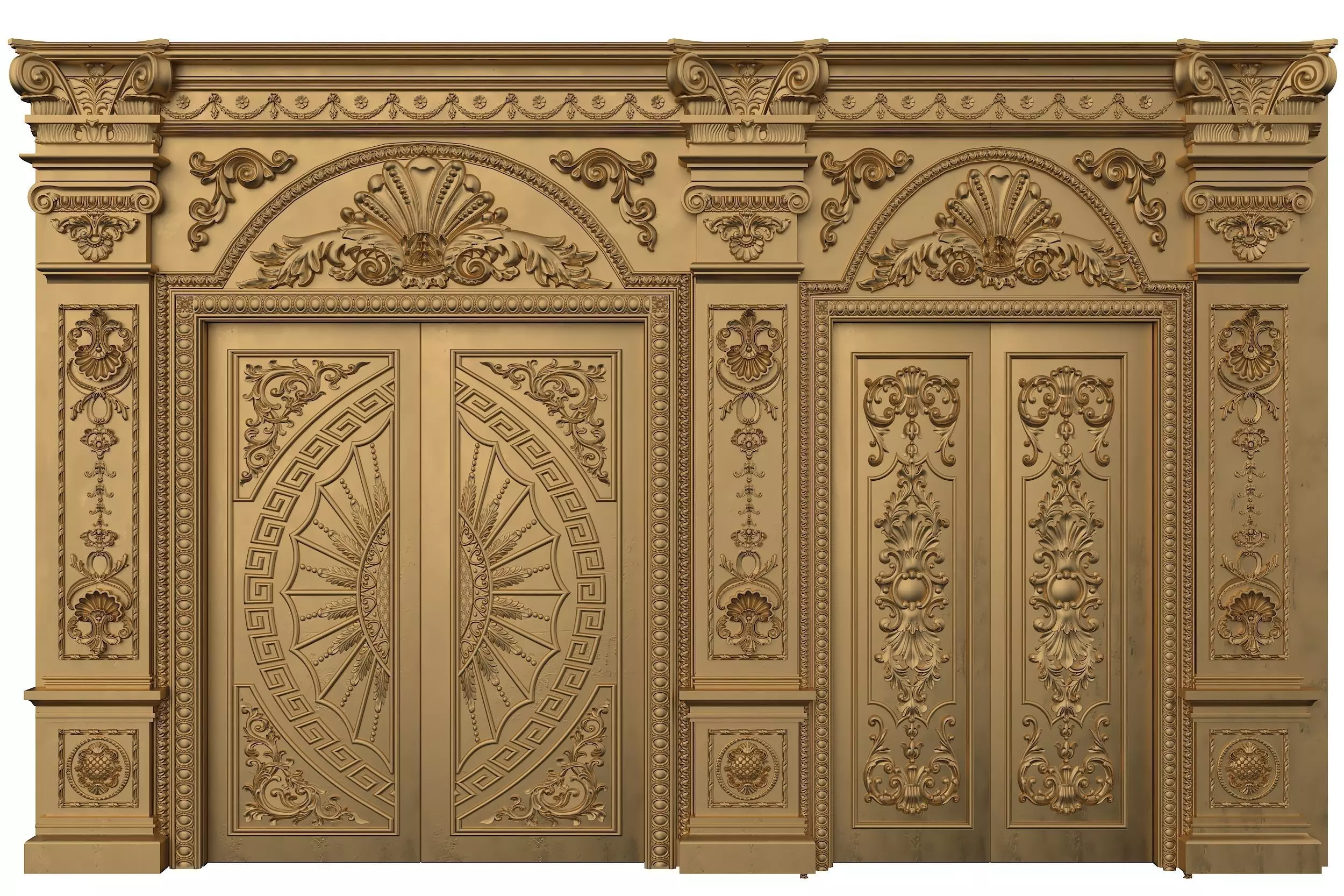 Royal Door 9 3D model_0