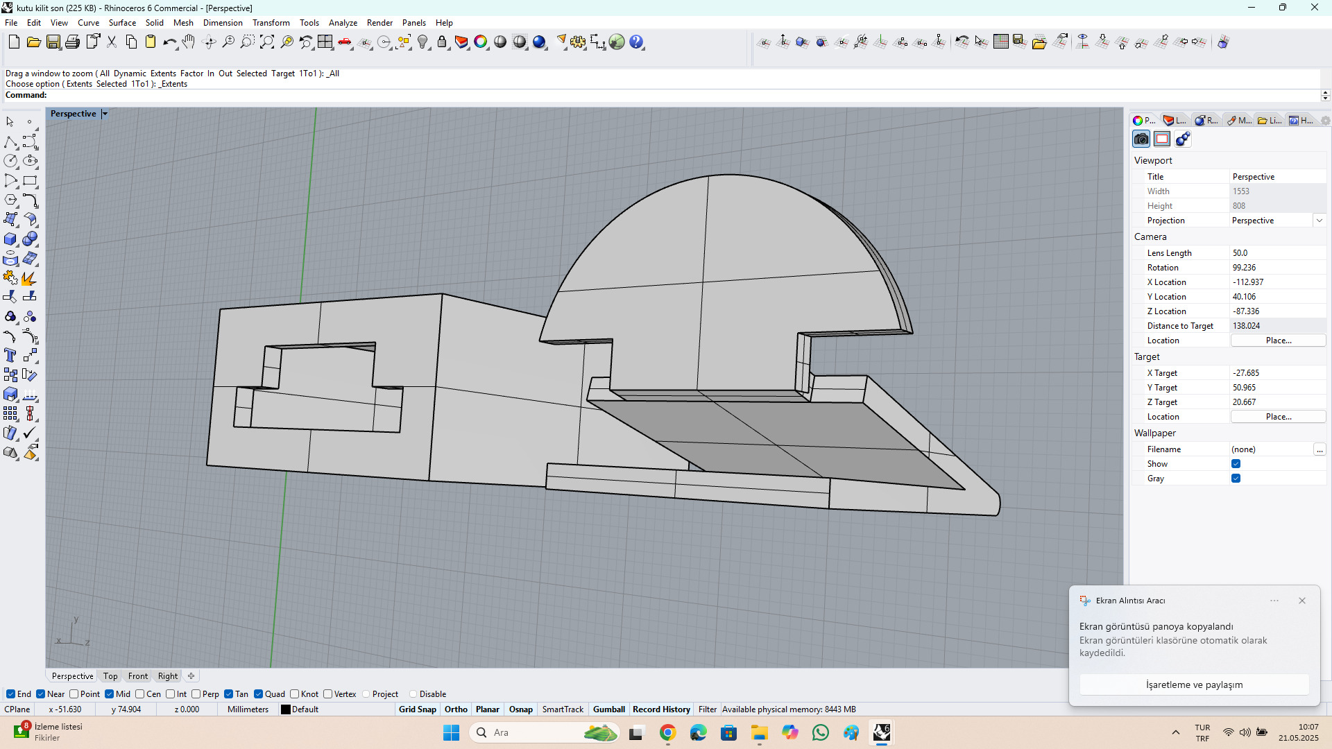 kutu kilit modeli Free 3D model_5