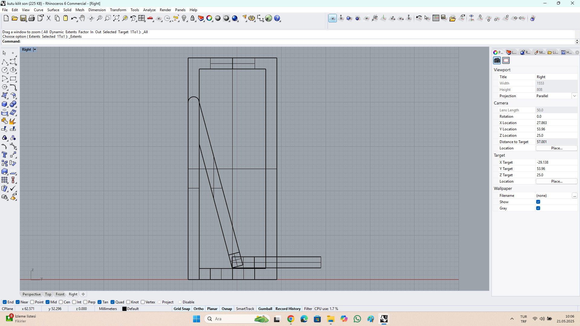kutu kilit modeli Free 3D model_2