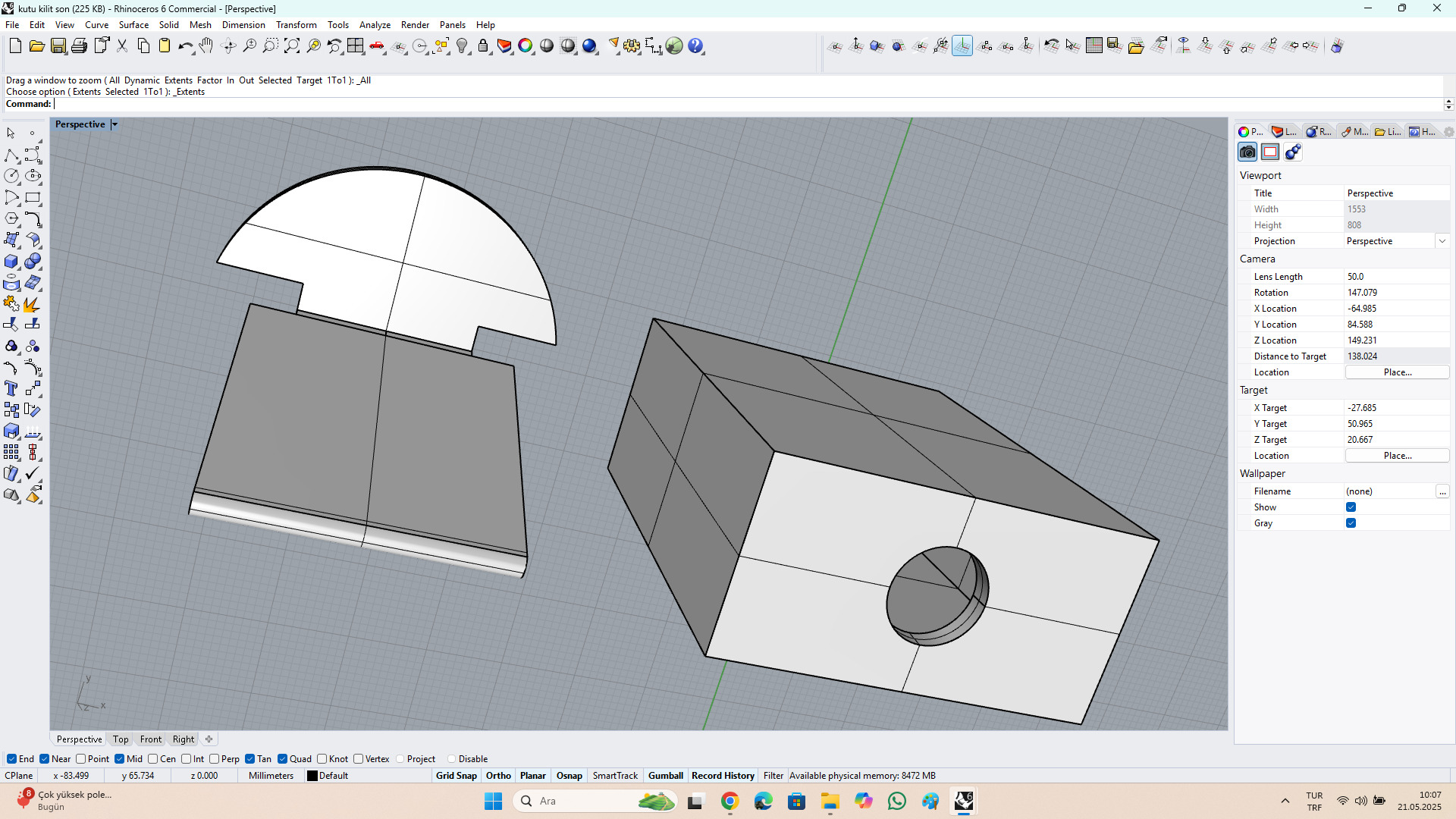 kutu kilit modeli Free 3D model_7