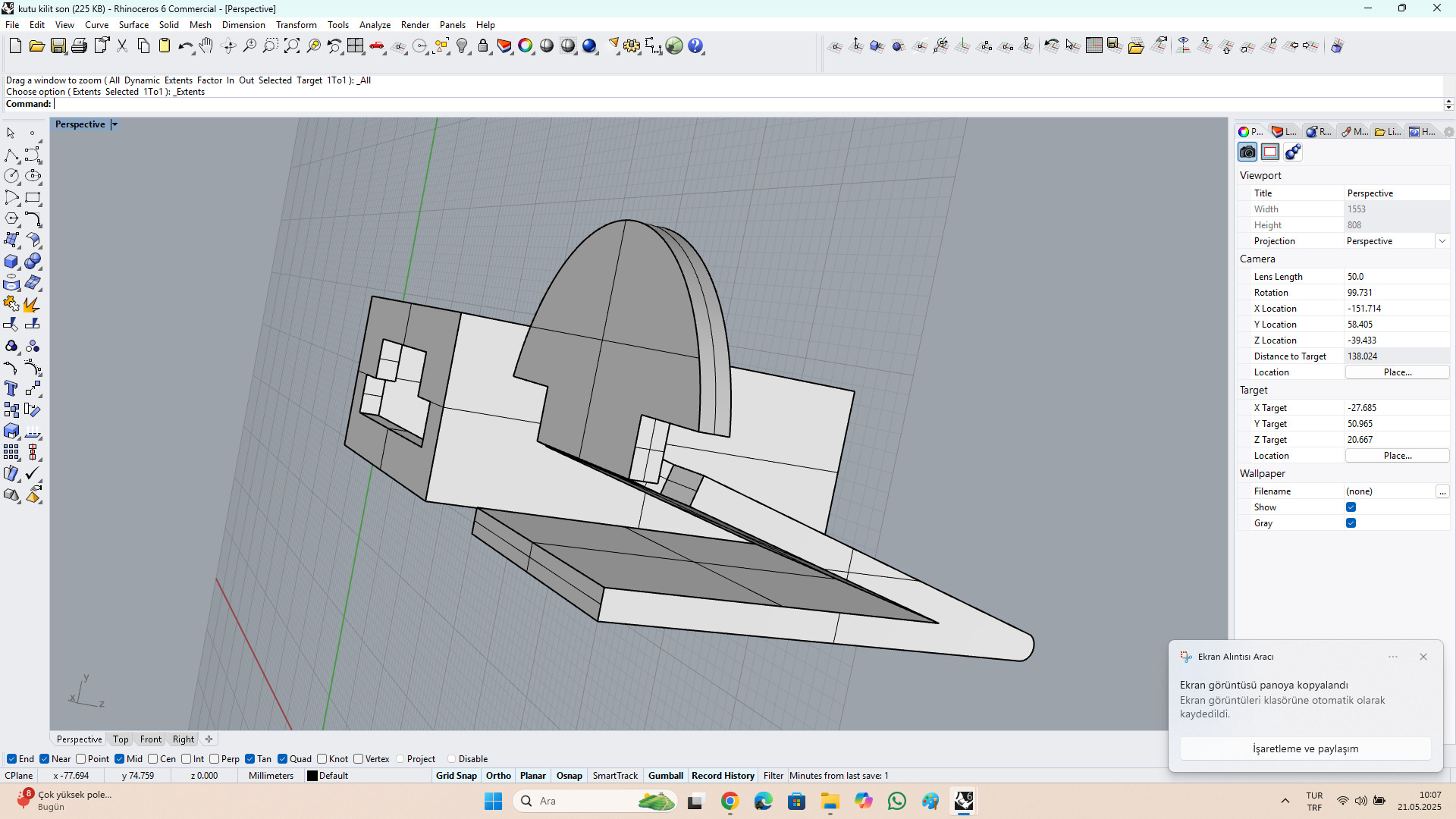 kutu kilit modeli Free 3D model_8
