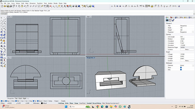 kutu kilit modeli Free 3D model