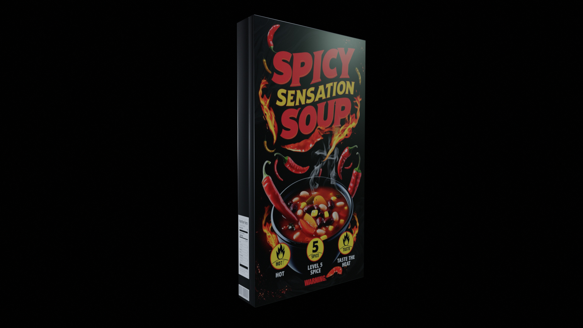 Instant soup-Minestrone Instant Soup-GAME READY PBR  Low-poly 3D model_2