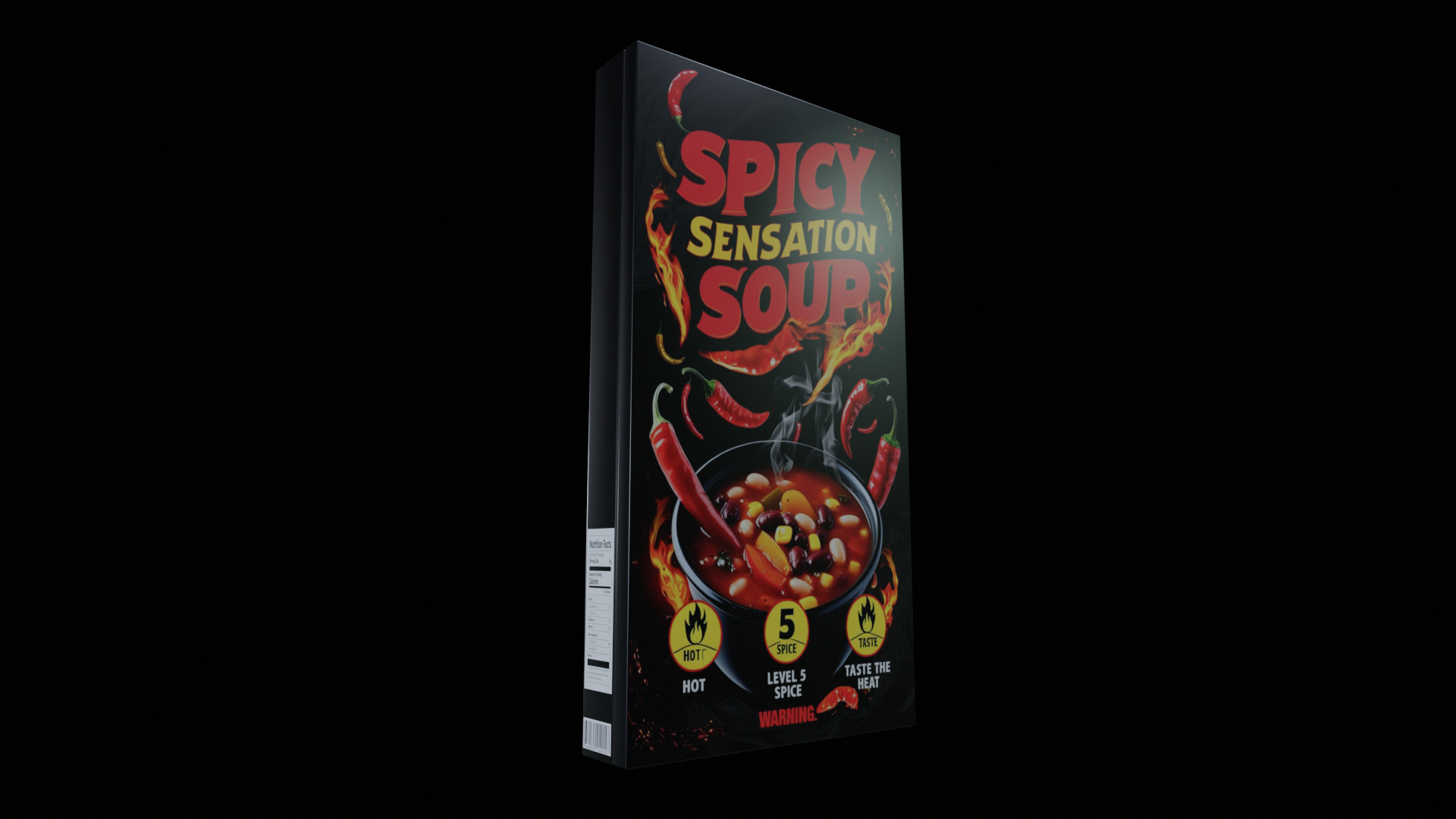 Instant soup-Minestrone Instant Soup-GAME READY PBR  Low-poly 3D model_4