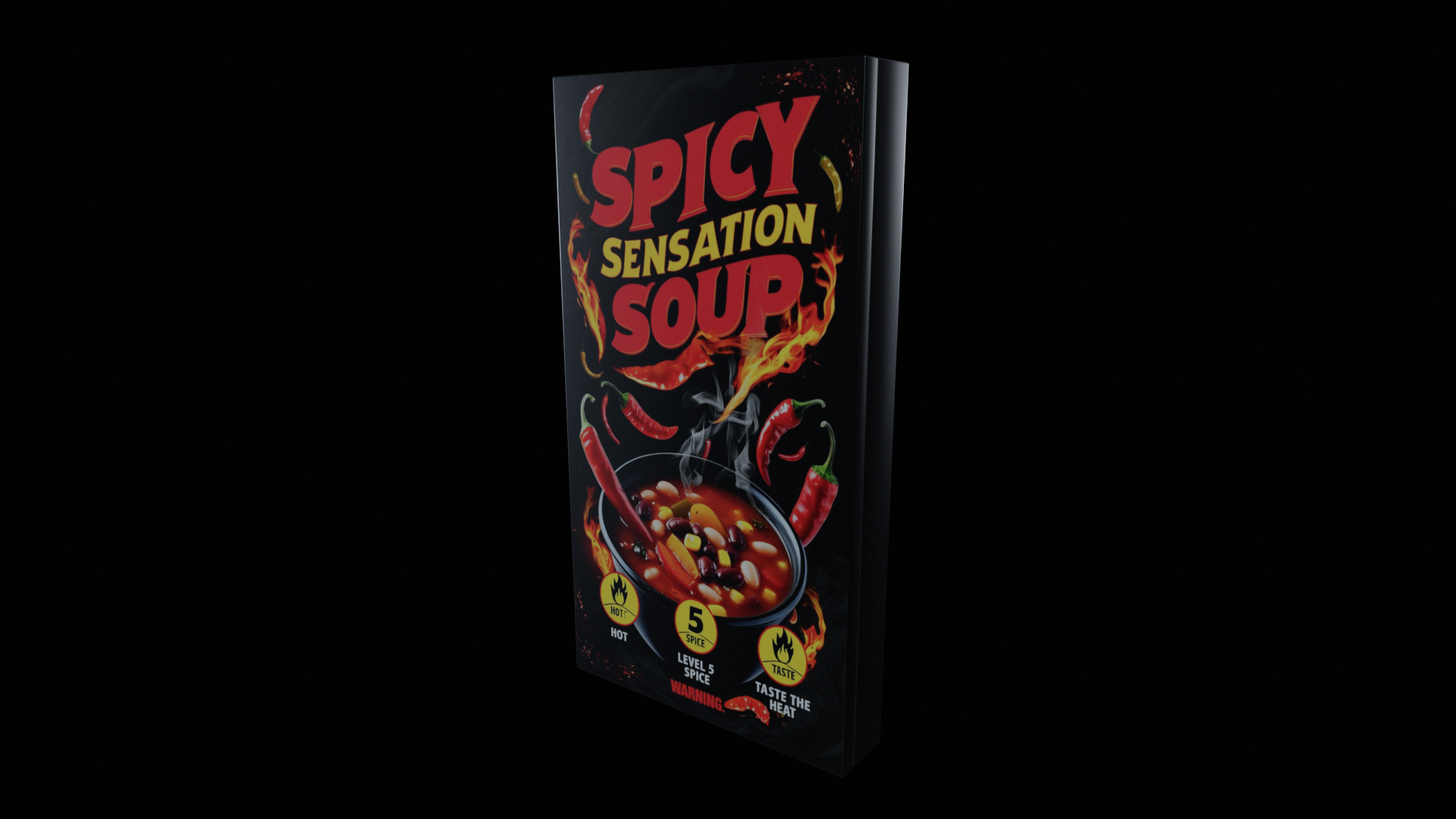 Instant soup-Minestrone Instant Soup-GAME READY PBR  Low-poly 3D model_7