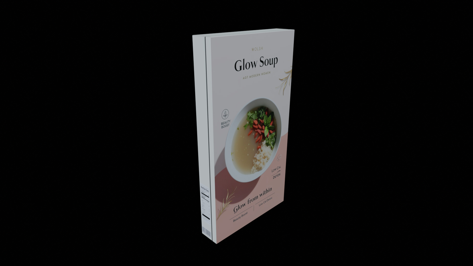 Instant soup-Minestrone Instant Soup-GAME READY PBR Low-poly 3D model_2