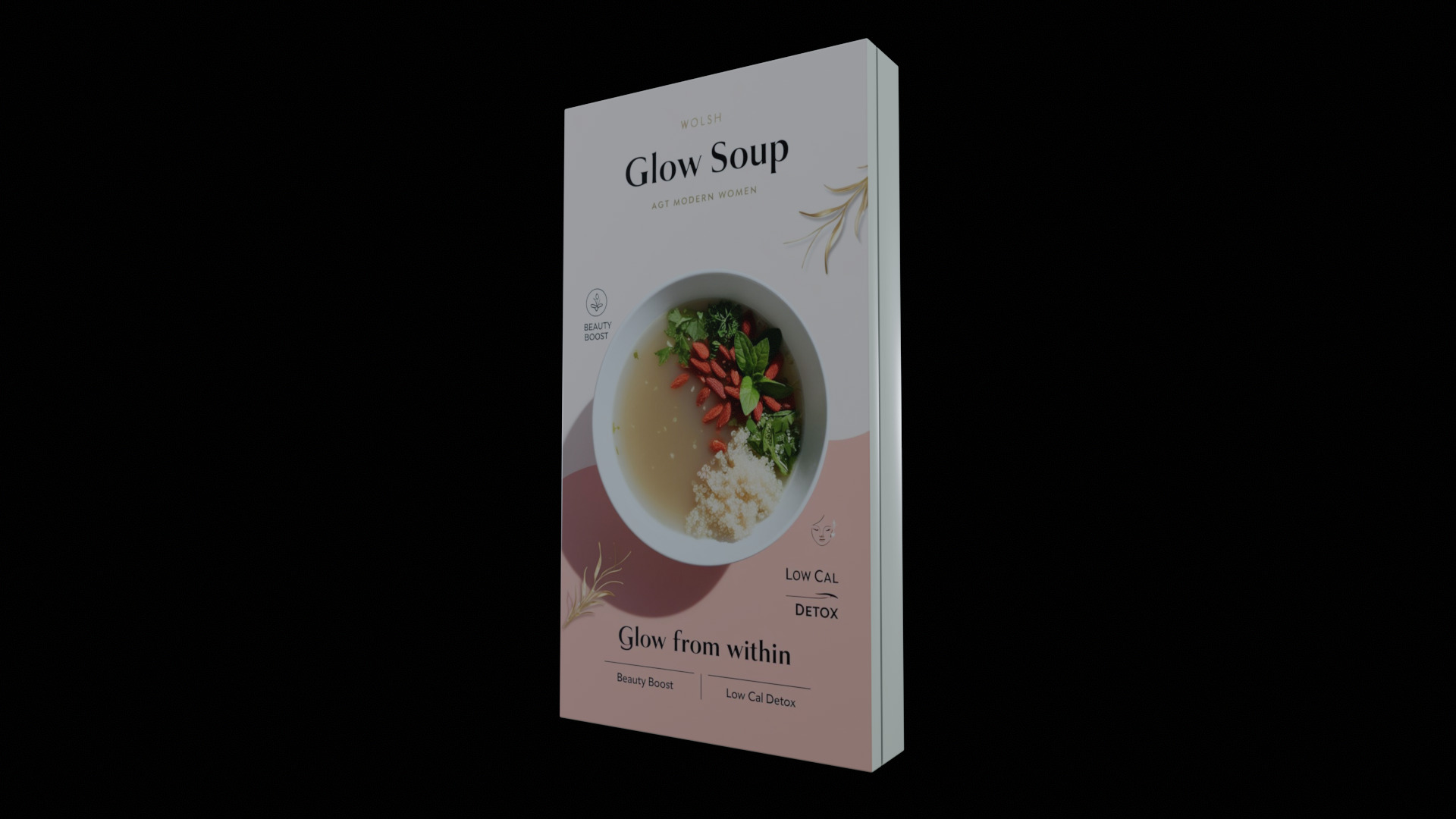 Instant soup-Minestrone Instant Soup-GAME READY PBR Low-poly 3D model_5