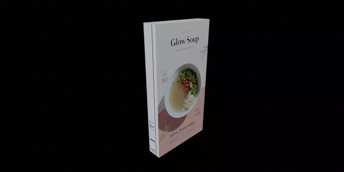 Instant soup-Minestrone Instant Soup-GAME READY PBR Low-poly 3D model_0