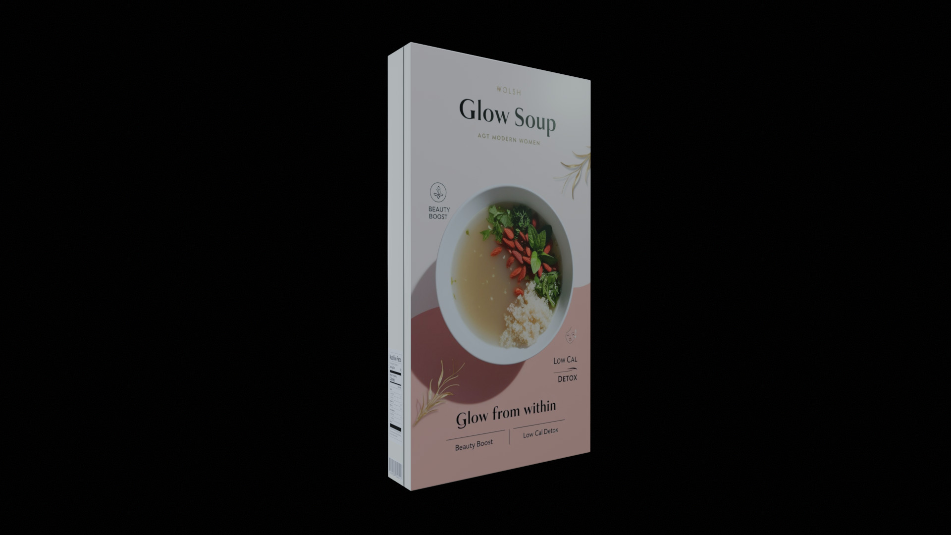 Instant soup-Minestrone Instant Soup-GAME READY PBR Low-poly 3D model_7