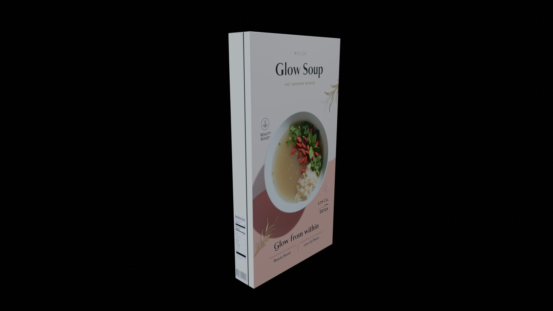Instant soup-Minestrone Instant Soup-GAME READY PBR Low-poly 3D model_3