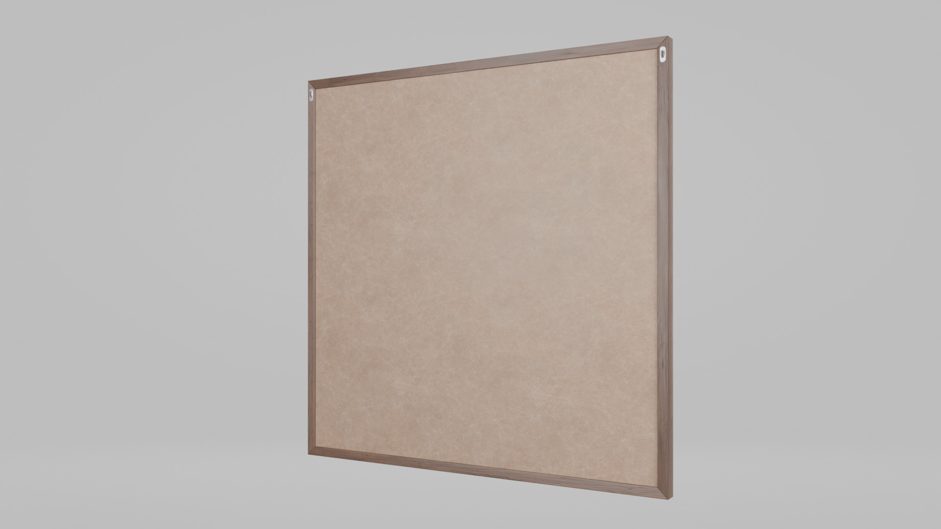 Customizable Wall-Mounted Blackboard -Square Regular Write Board Low-poly 3D model_5