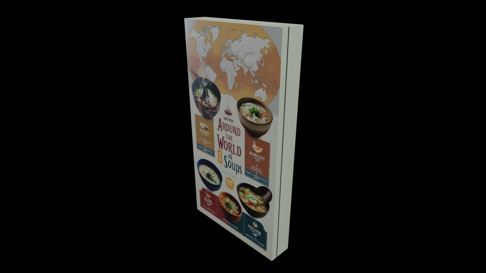Instant soup-Minestrone Instant Soup-GAME READY PBR  Low-poly 3D model_5