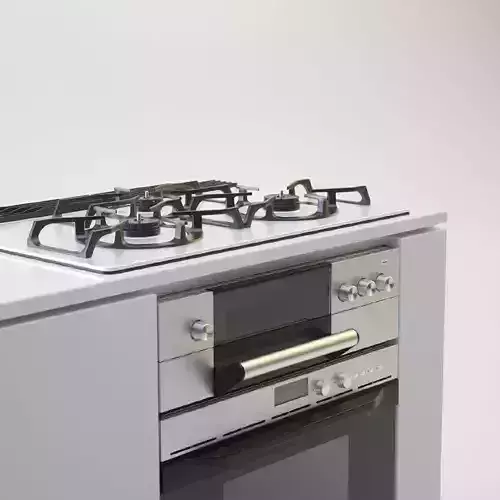 Gas Range Cooker 3D model