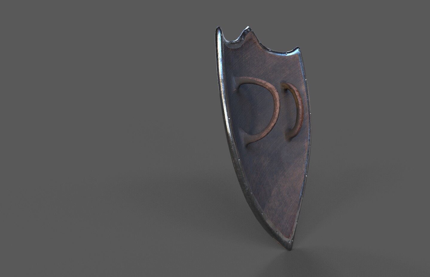 Medieva Fantasy Magic Shield Low-poly 3D model_2