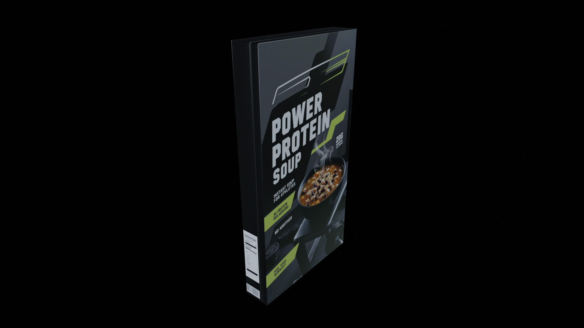 Instant soup-Minestrone Instant Soup-GAME READY PBR  Low-poly 3D model_3