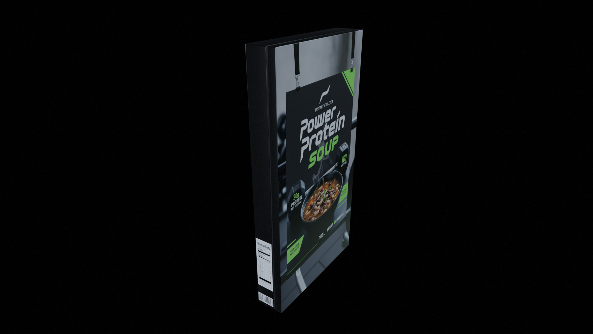 Instant soup-Minestrone Instant Soup-GAME READY PBR  Low-poly 3D model_3