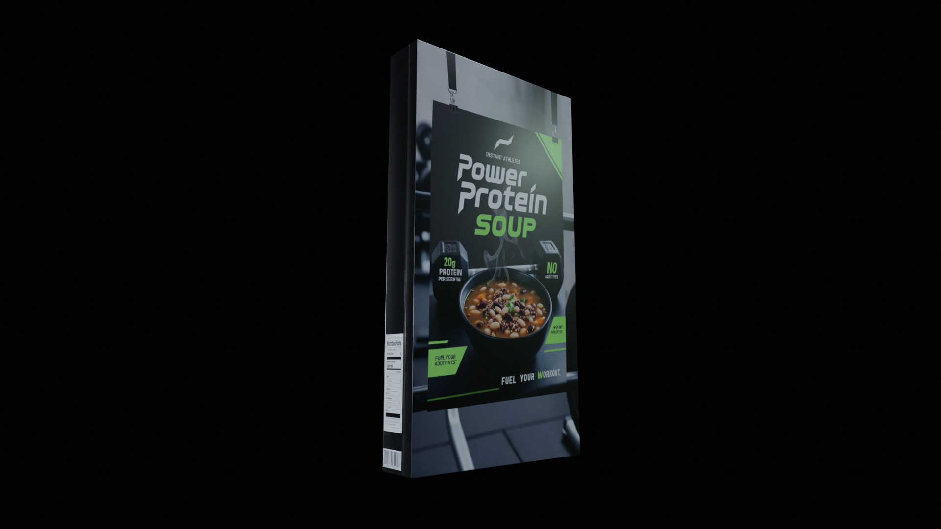 Instant soup-Minestrone Instant Soup-GAME READY PBR  Low-poly 3D model_2
