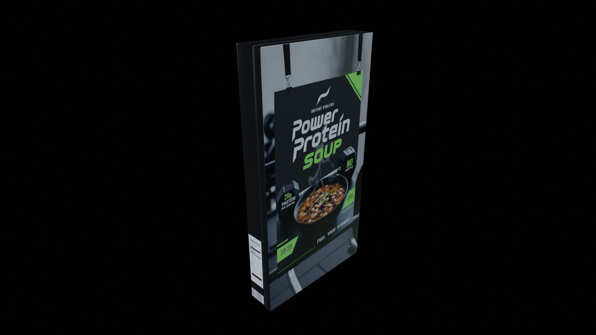 Instant soup-Minestrone Instant Soup-GAME READY PBR  Low-poly 3D model_6